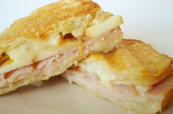 Smoked Turkey Brie and Apple Panini