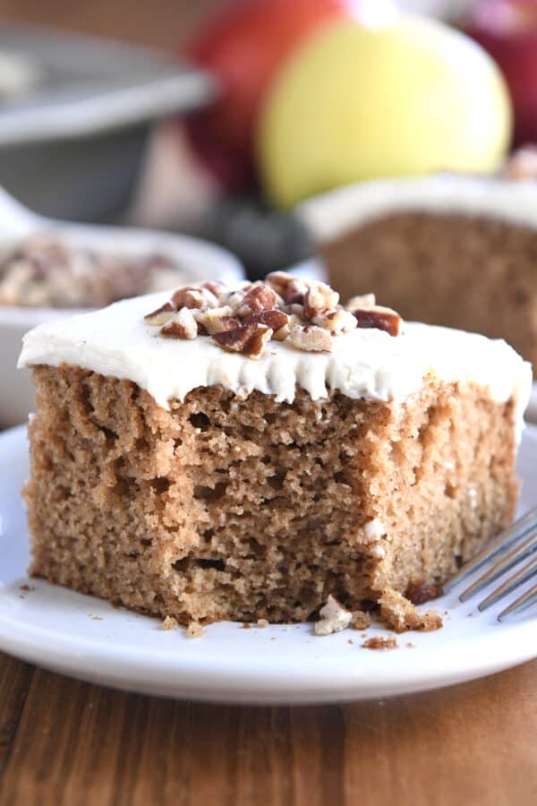 Applesauce Spice Cake With Brown Butter Cream Cheese Frosting Mel S