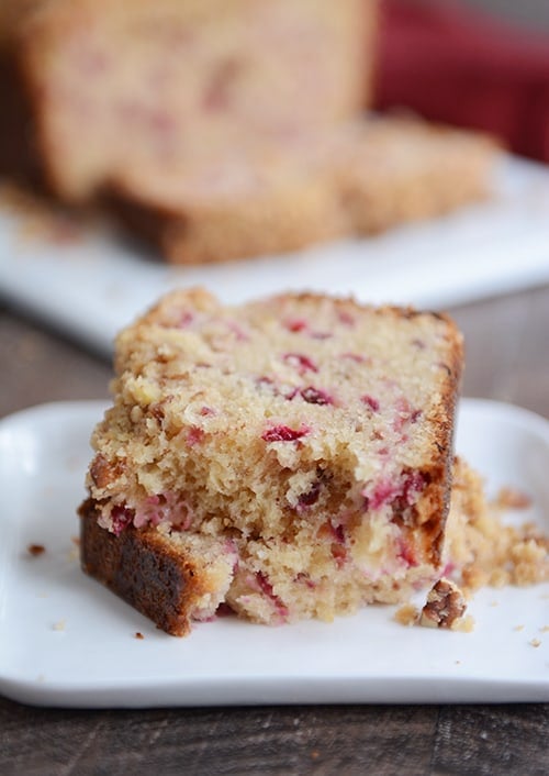 Streusel-Topped Cranberry White Chocolate Bread