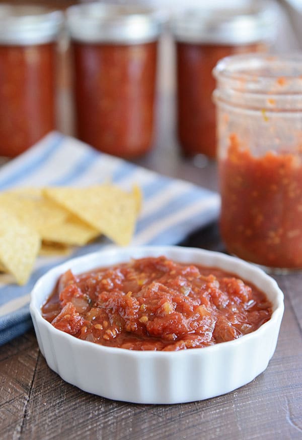 The Best Homemade Salsa {Fresh or For Canning} | Mel's Kitchen Cafe